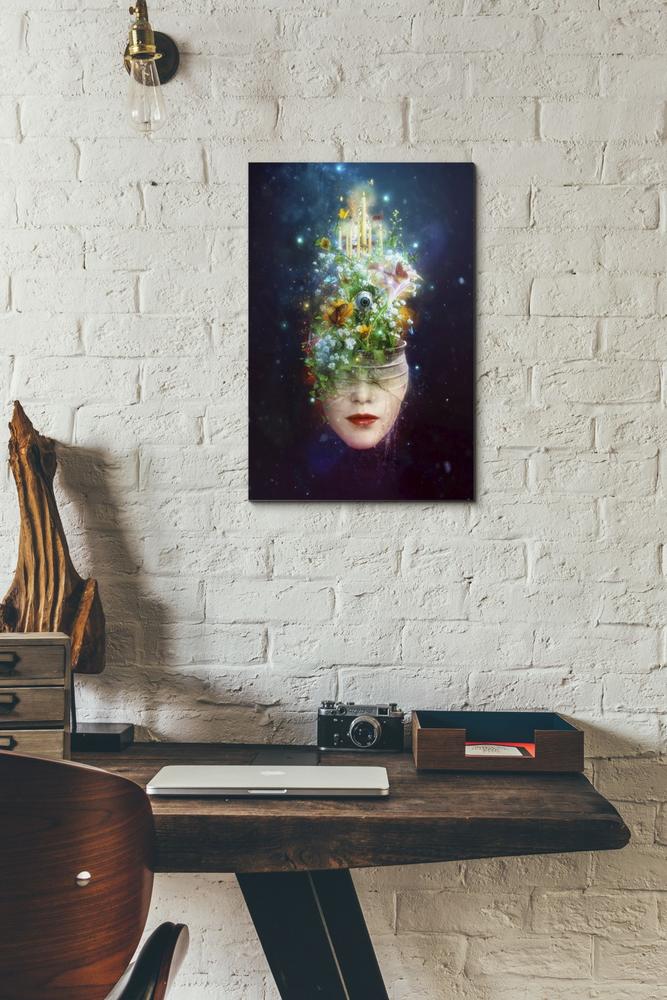 'Herbal Movement' by Mario Sanchez Nevado, Canvas Wall Art,12x18