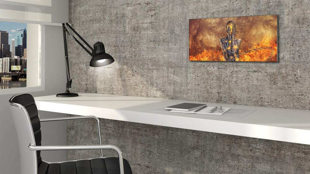 'Through Ashes Rise Landscape' by Mario Sanchez Nevado, Canvas Wall Art,12x24