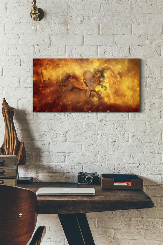 'Phoenix Newborn' by Mario Sanchez Nevado, Canvas Wall Art,12x24