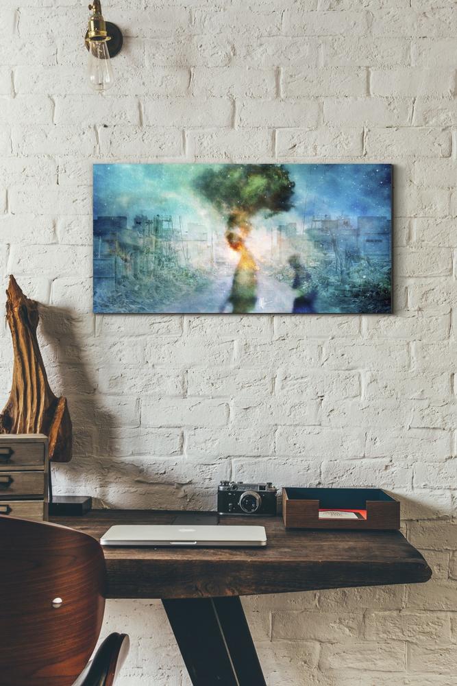 'The Blame' by Mario Sanchez Nevado, Canvas Wall Art,12x24