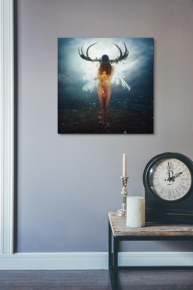 'Shelter' by Mario Sanchez Nevado, Canvas Wall Art,18x18