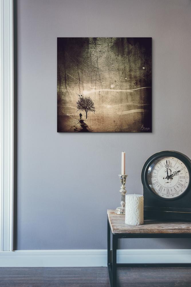 'A Fine Day To Exit' by Mario Sanchez Nevado, Canvas Wall Art,18x18