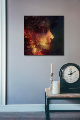 Image of 'A Moment of Doubt' by Mario Sanchez Nevado, Canvas Wall Art,18x18