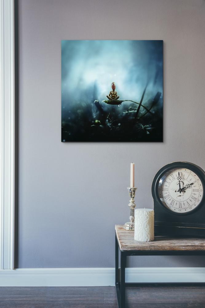 'Temporary Peace' by Mario Sanchez Nevado, Canvas Wall Art,18x18