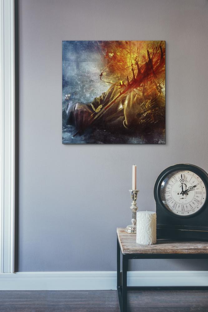 'A Look Into The Abyss' by Mario Sanchez Nevado, Canvas Wall Art,18x18