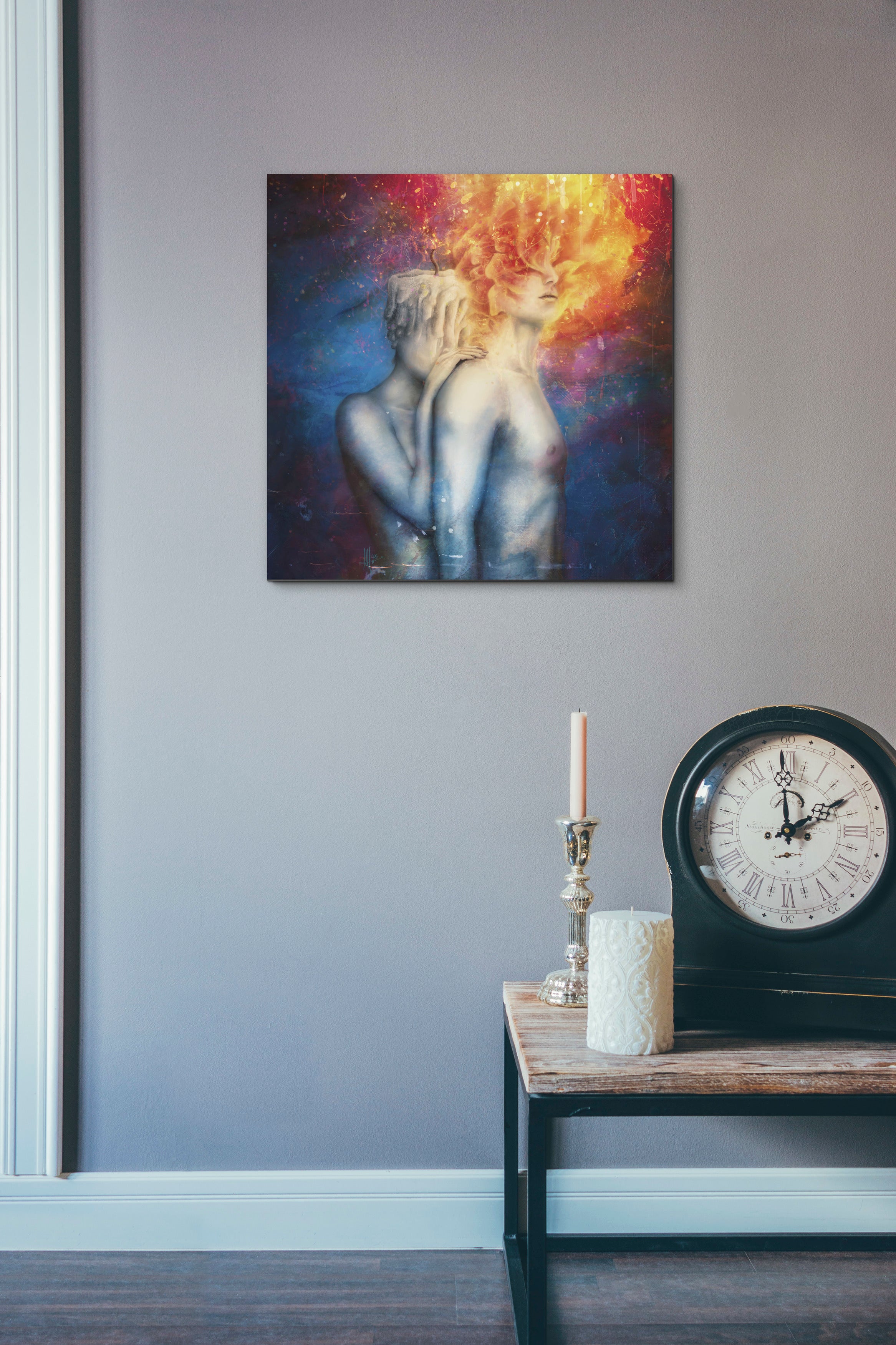 'Almost A Dance' by Mario Sanchez Nevado, Canvas Wall Art,18x18