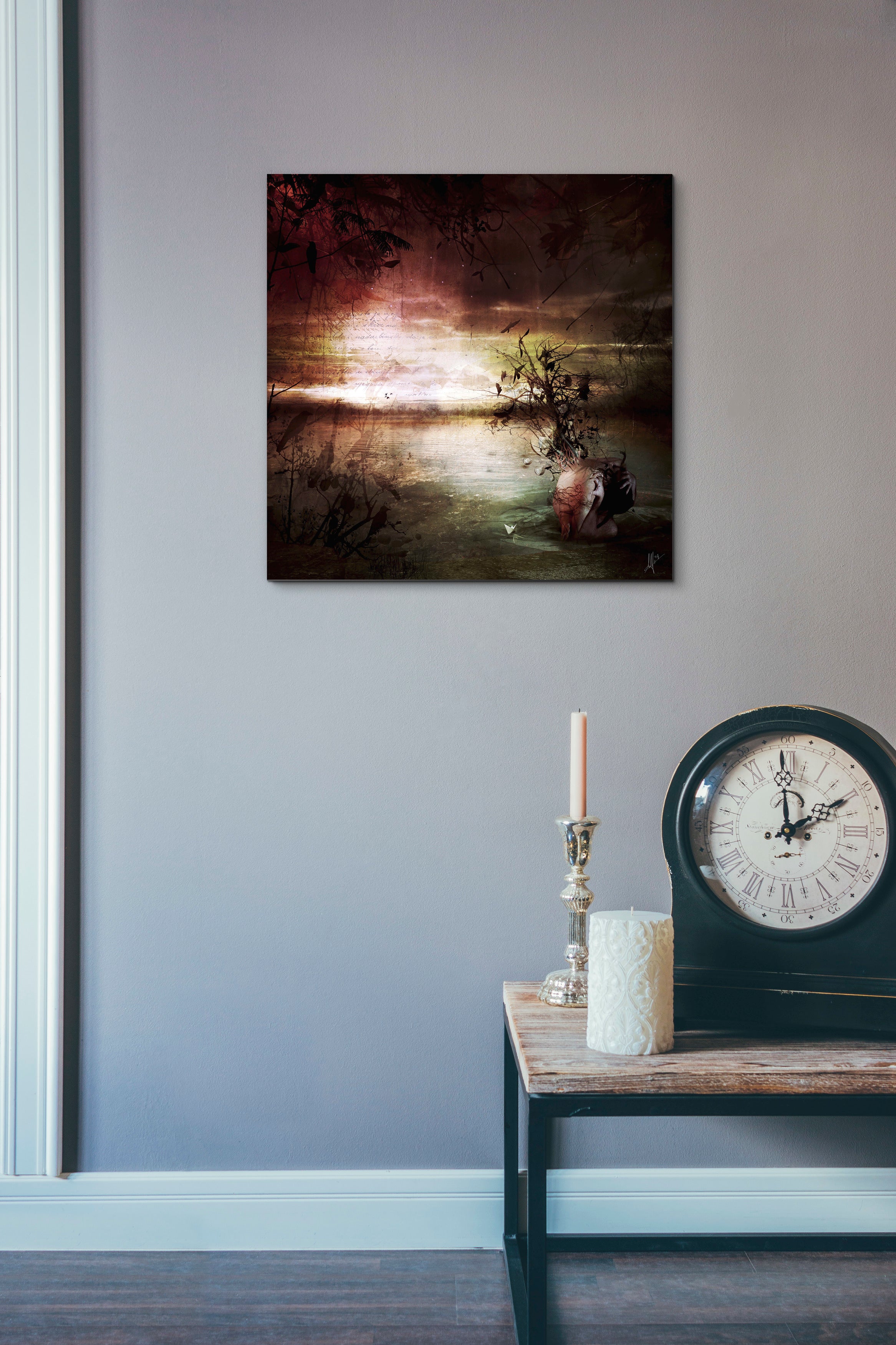 'Alone' by Mario Sanchez Nevado, Canvas Wall Art,18x18