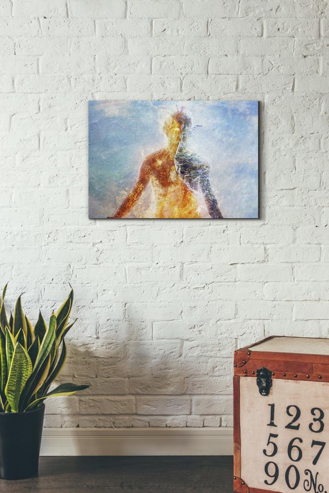 'Two Worlds' by Mario Sanchez Nevado, Canvas Wall Art,18x26