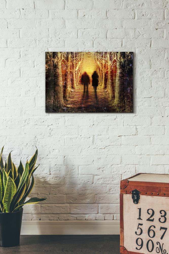 'Strangers' by Mario Sanchez Nevado, Canvas Wall Art,18x26