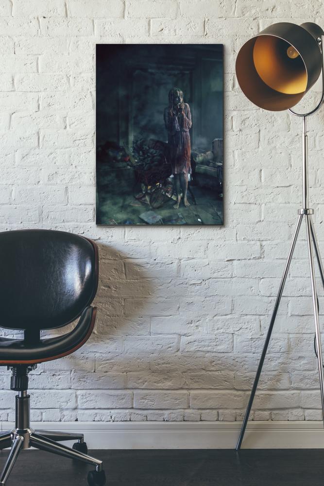 'At Night' by Mario Sanchez Nevado, Canvas Wall Art,18x26