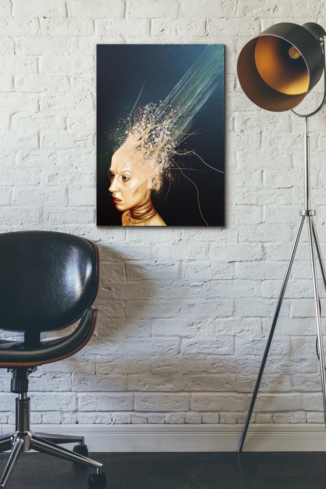 'Emotionless' by Mario Sanchez Nevado, Canvas Wall Art,18x26