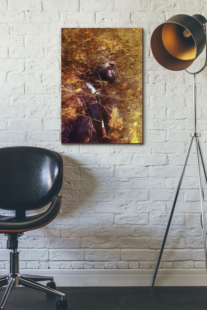 'Phoenix' by Mario Sanchez Nevado, Canvas Wall Art,18x26