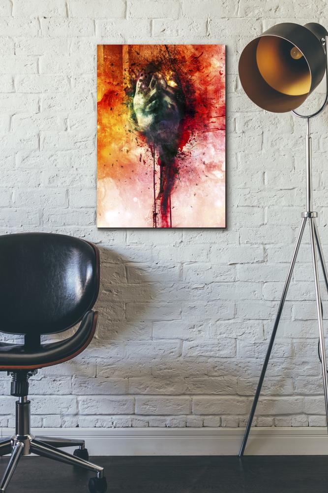 'W.O.U.N.D.S' by Mario Sanchez Nevado, Canvas Wall Art,18x26