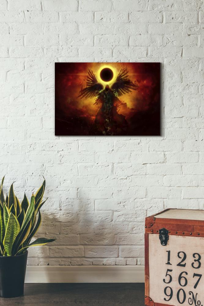 'Wings of Apocalypse' by Mario Sanchez Nevado, Canvas Wall Art,18x26