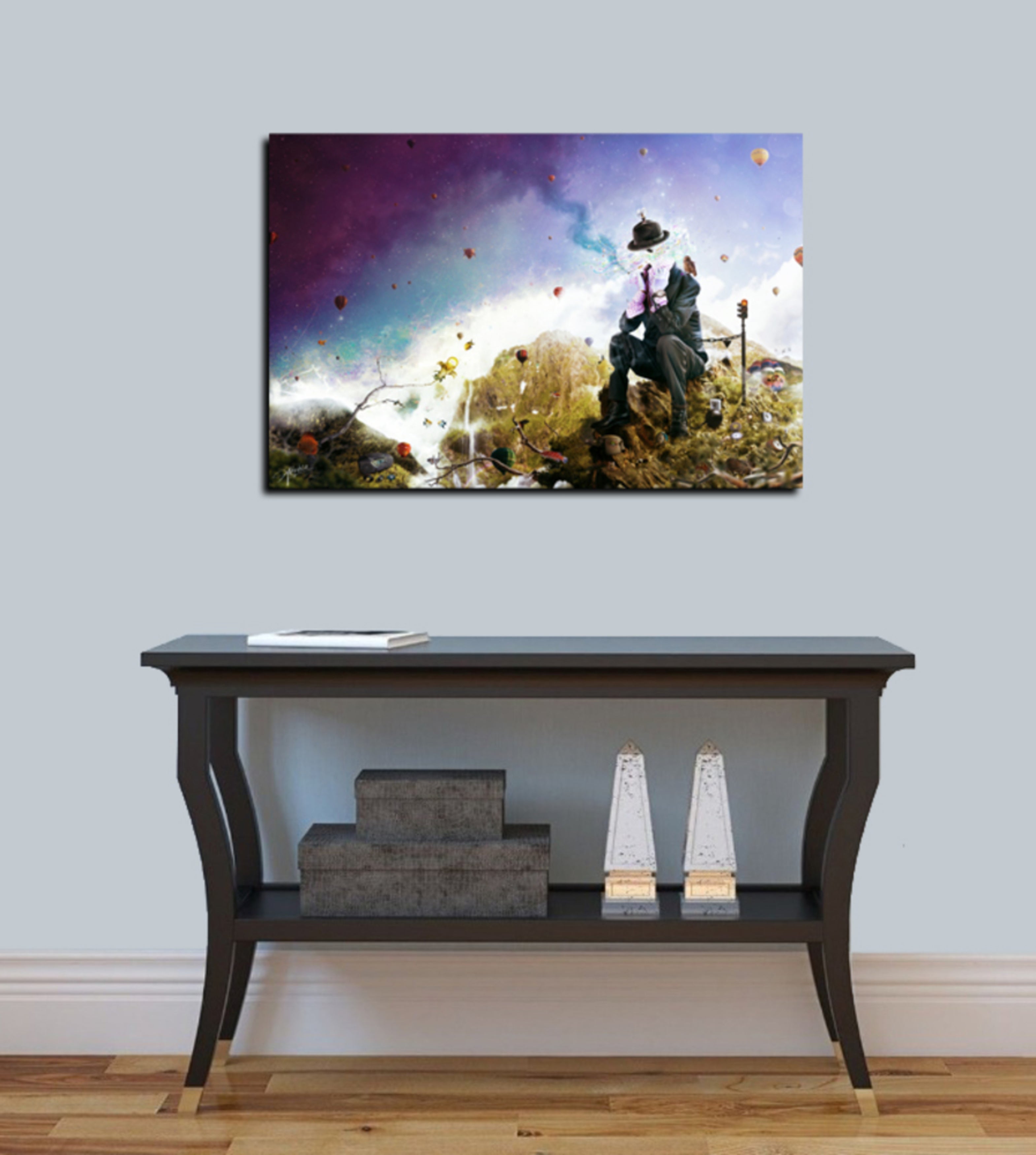 'The Uninspired' by Mario Sanchez Nevado, Canvas Wall Art,18x26