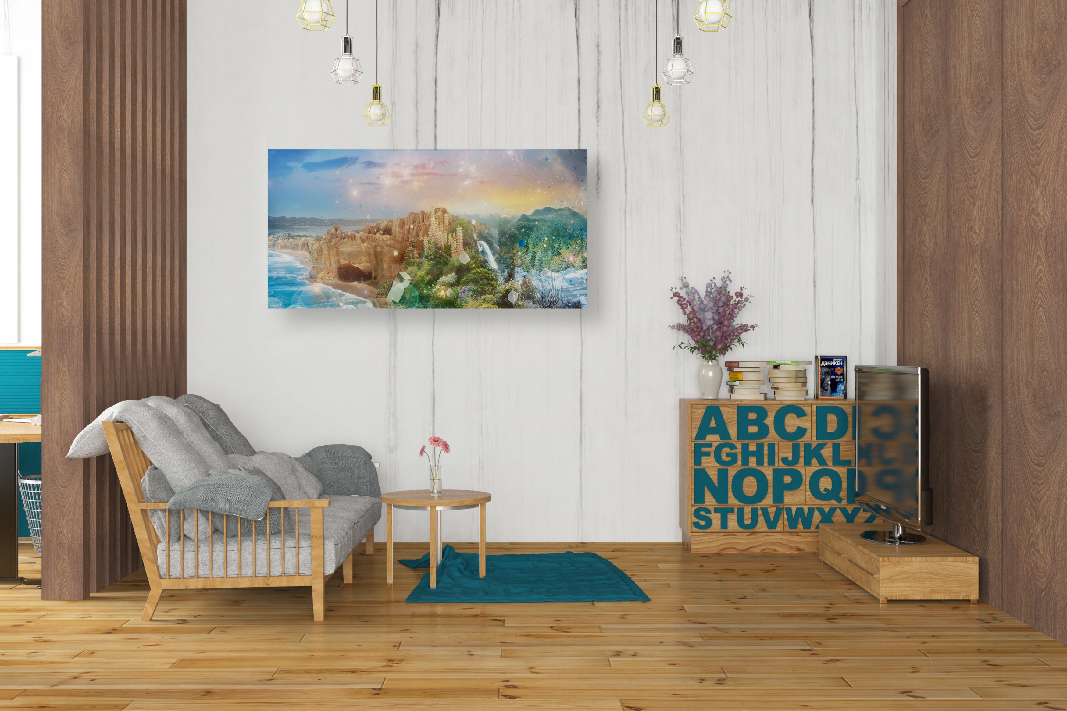 'Press Start Part 1' by Mario Sanchez Nevado, Canvas Wall Art,20x40