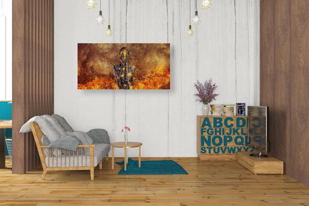 'Through Ashes Rise Landscape' by Mario Sanchez Nevado, Canvas Wall Art,20x40