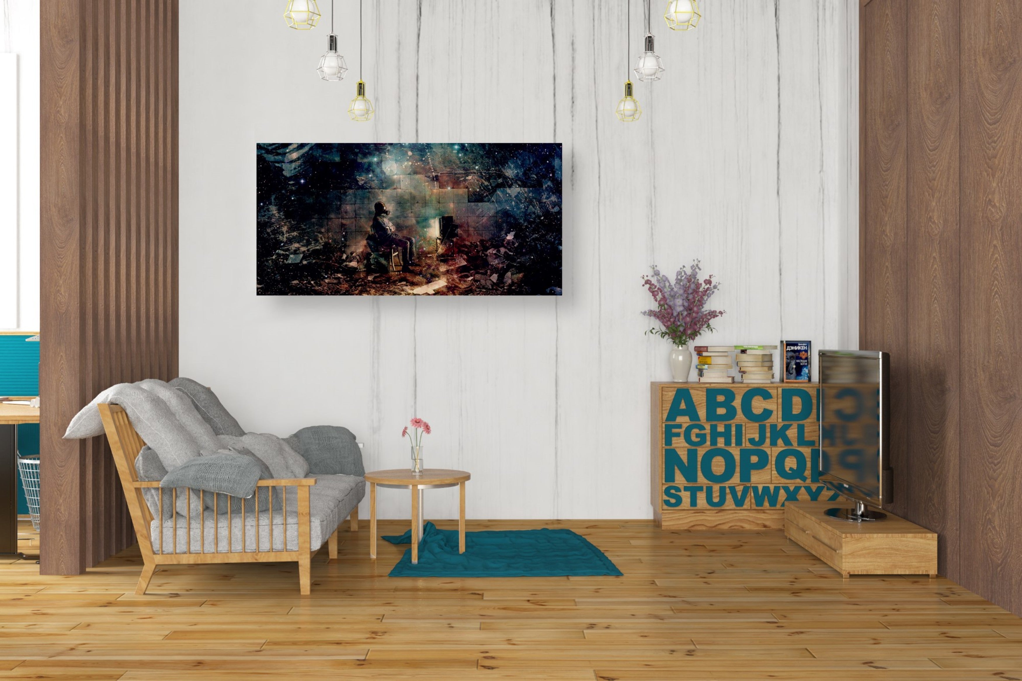 'The Noble Lie' by Mario Sanchez Nevado, Canvas Wall Art,20x40