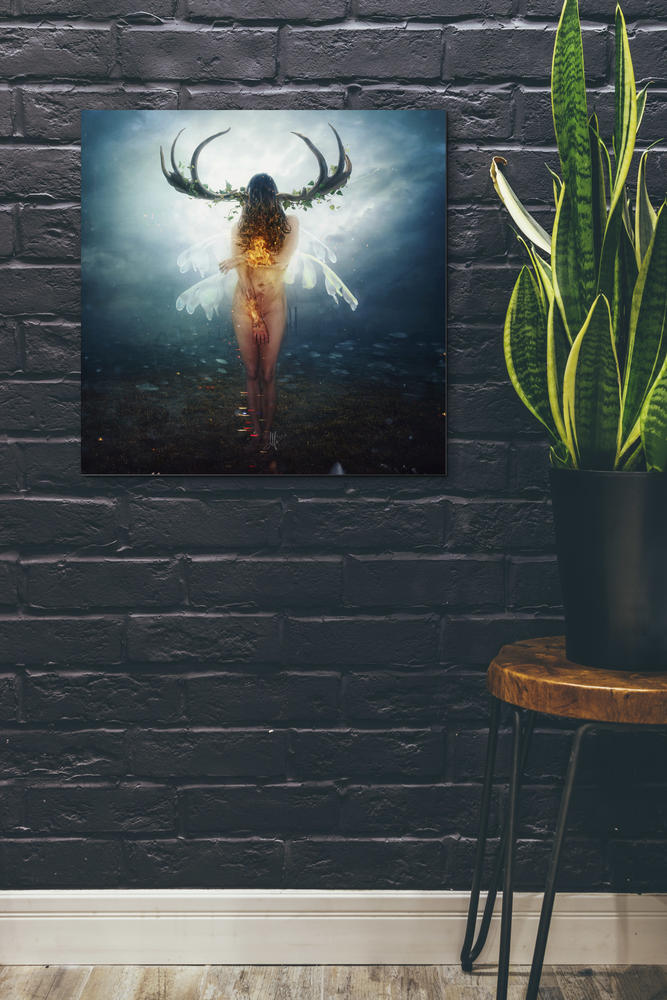 'Shelter' by Mario Sanchez Nevado, Canvas Wall Art,26x26