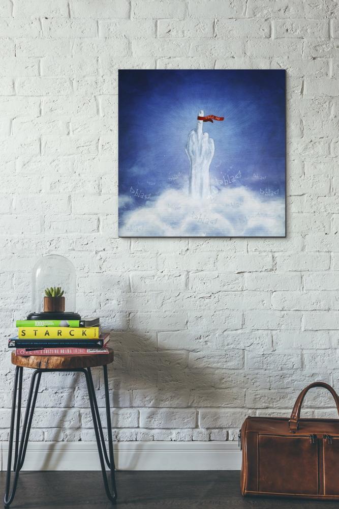 'Babel' by Mario Sanchez Nevado, Canvas Wall Art,26x26