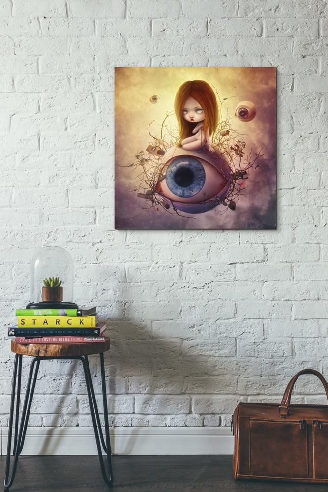 'Big Brother Sin' by Mario Sanchez Nevado, Canvas Wall Art,26x26