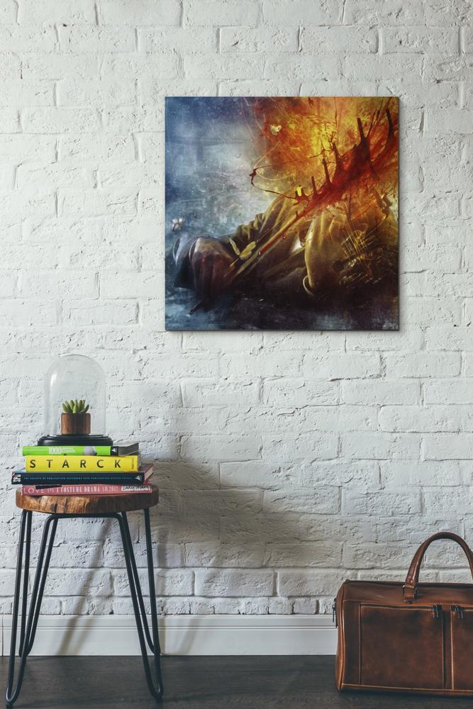 'A Look Into The Abyss' by Mario Sanchez Nevado, Canvas Wall Art,26x26