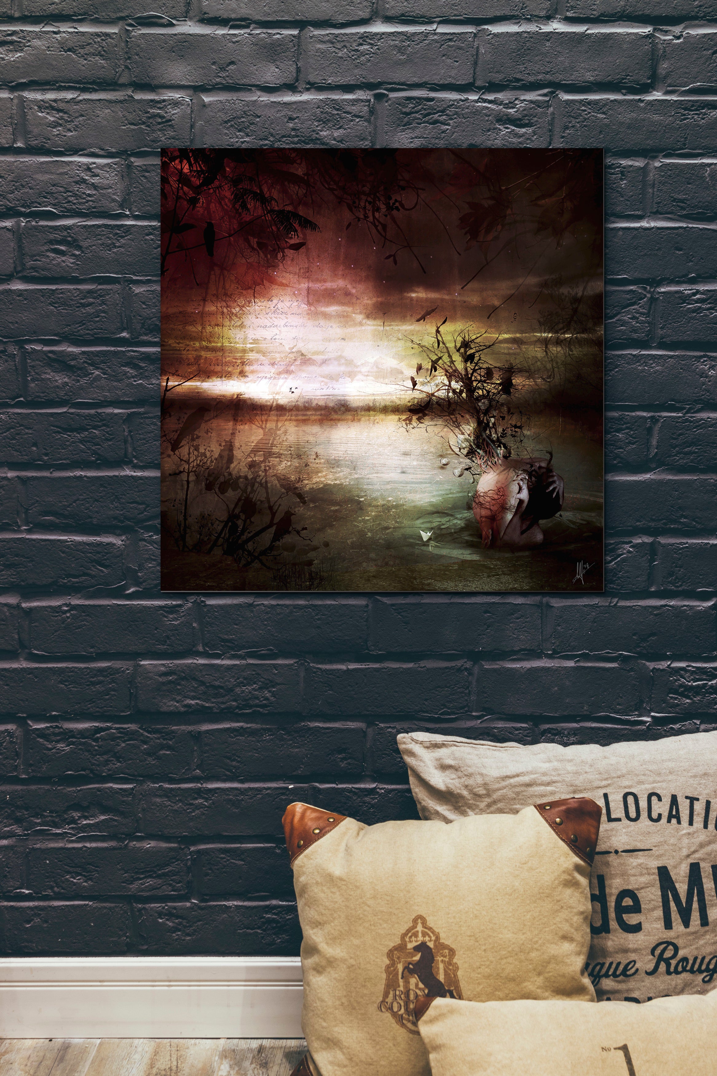 'Alone' by Mario Sanchez Nevado, Canvas Wall Art,26x26