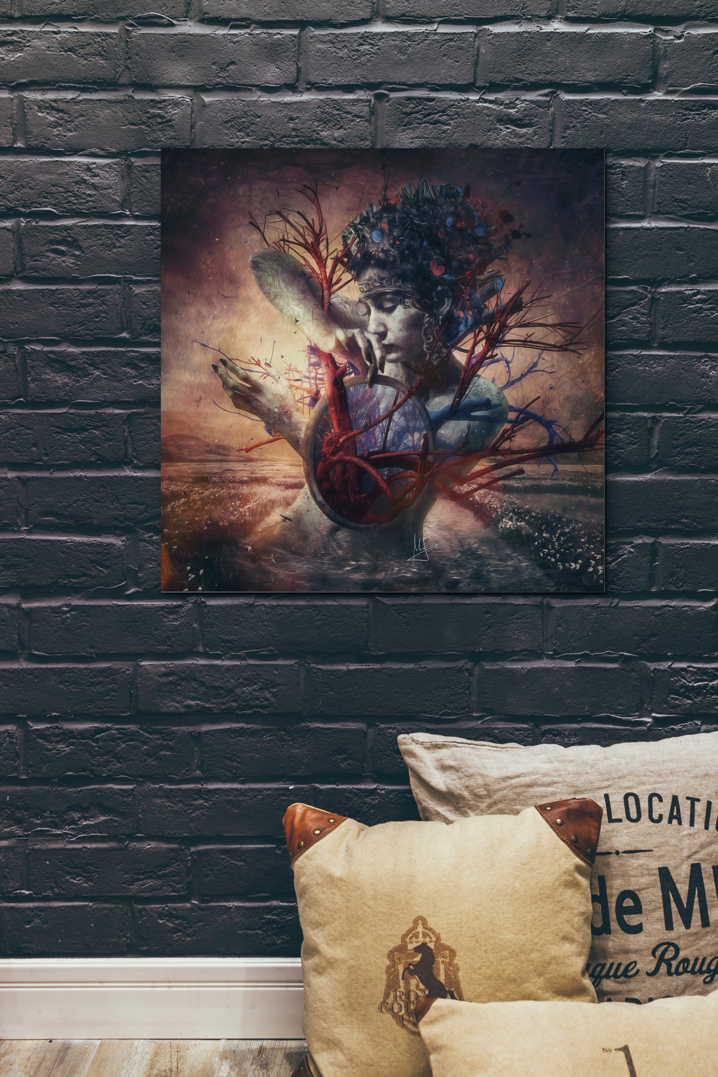 'Blossom' by Mario Sanchez Nevado, Canvas Wall Art,26x26