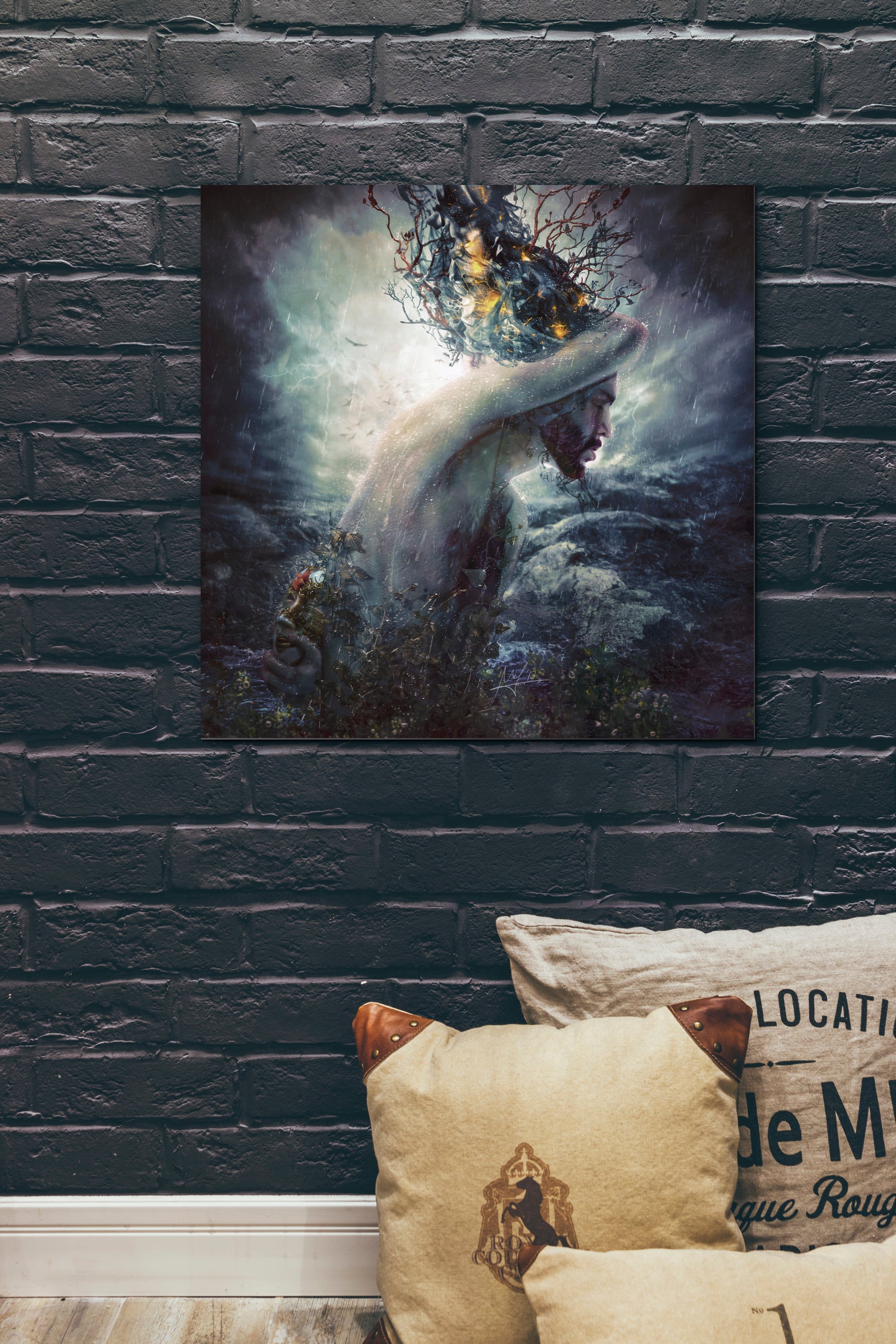 'Charade' by Mario Sanchez Nevado, Canvas Wall Art,26x26