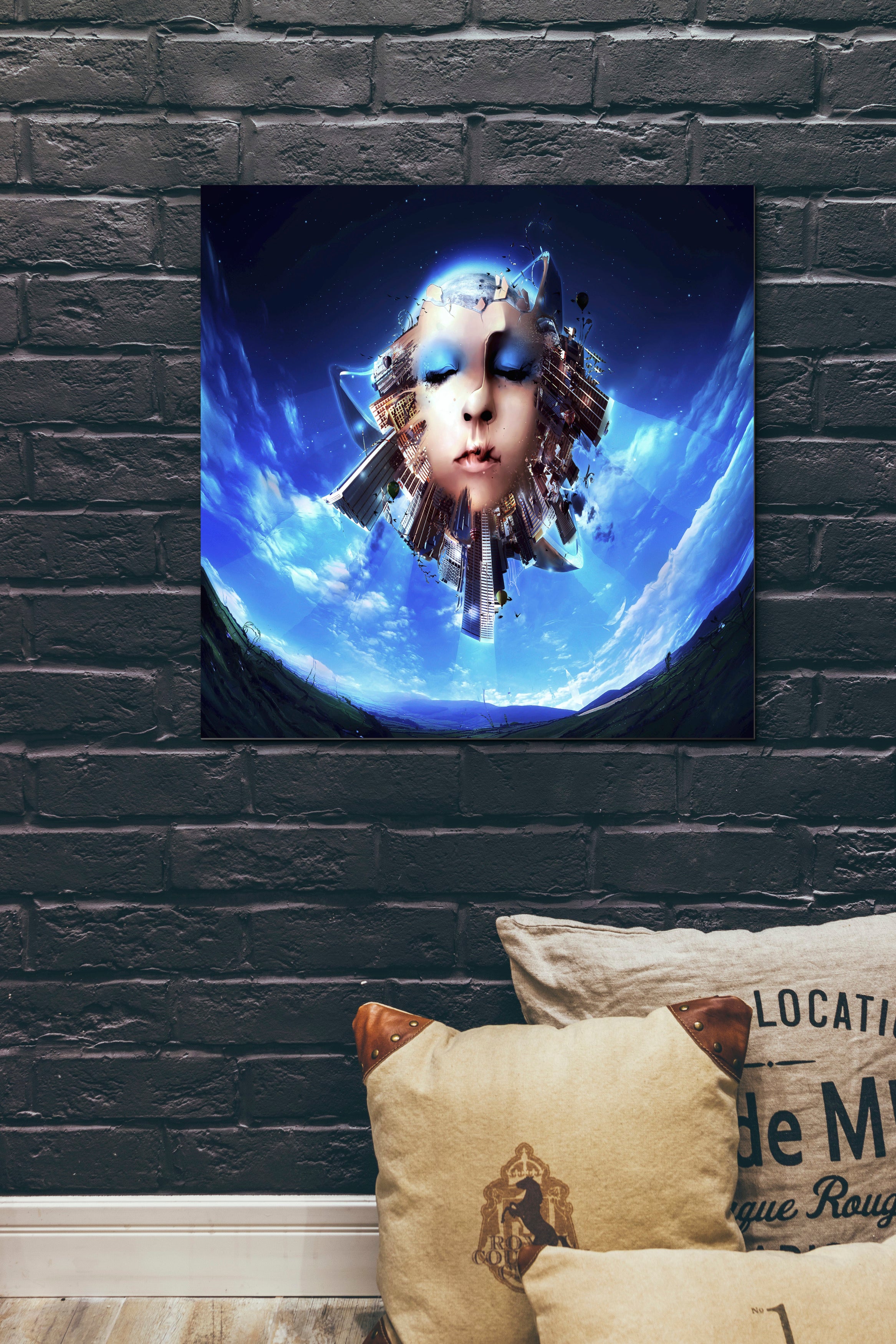 'City of Light' by Mario Sanchez Nevado, Canvas Wall Art,26x26