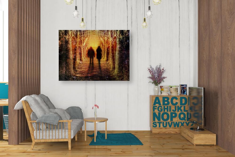 'Strangers' by Mario Sanchez Nevado, Canvas Wall Art,26x34