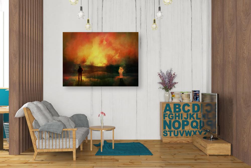 'Roads' by Mario Sanchez Nevado, Canvas Wall Art,26x34