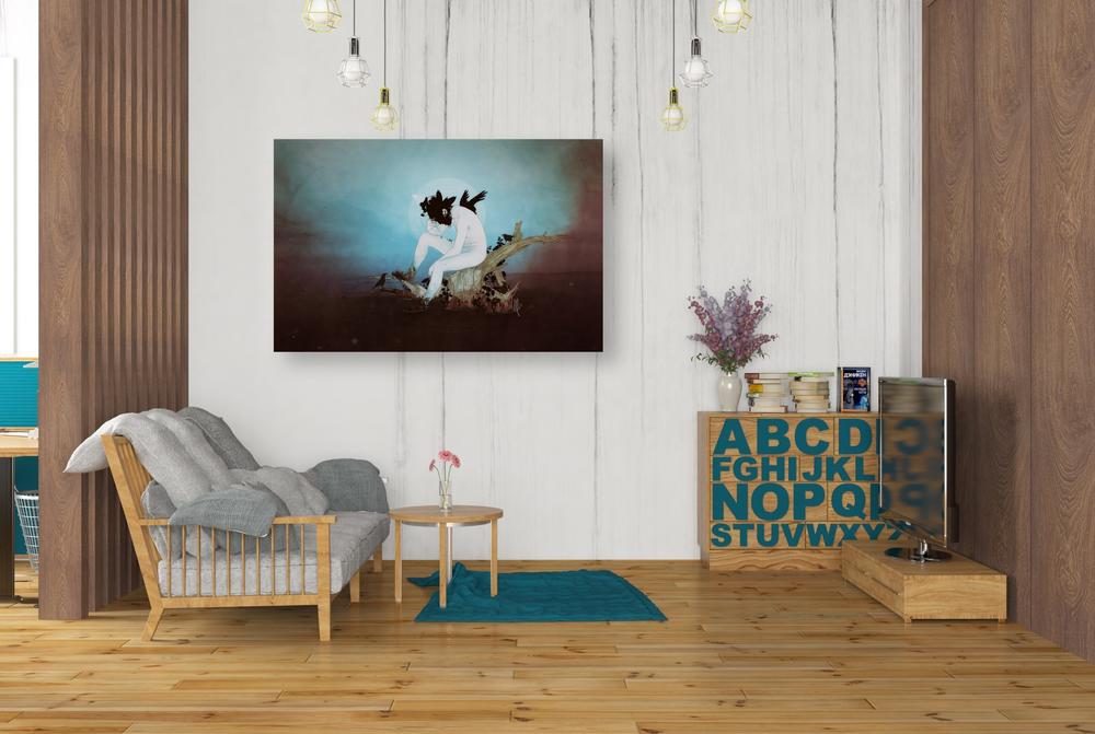 'Black Lake' by Mario Sanchez Nevado, Canvas Wall Art,26x40