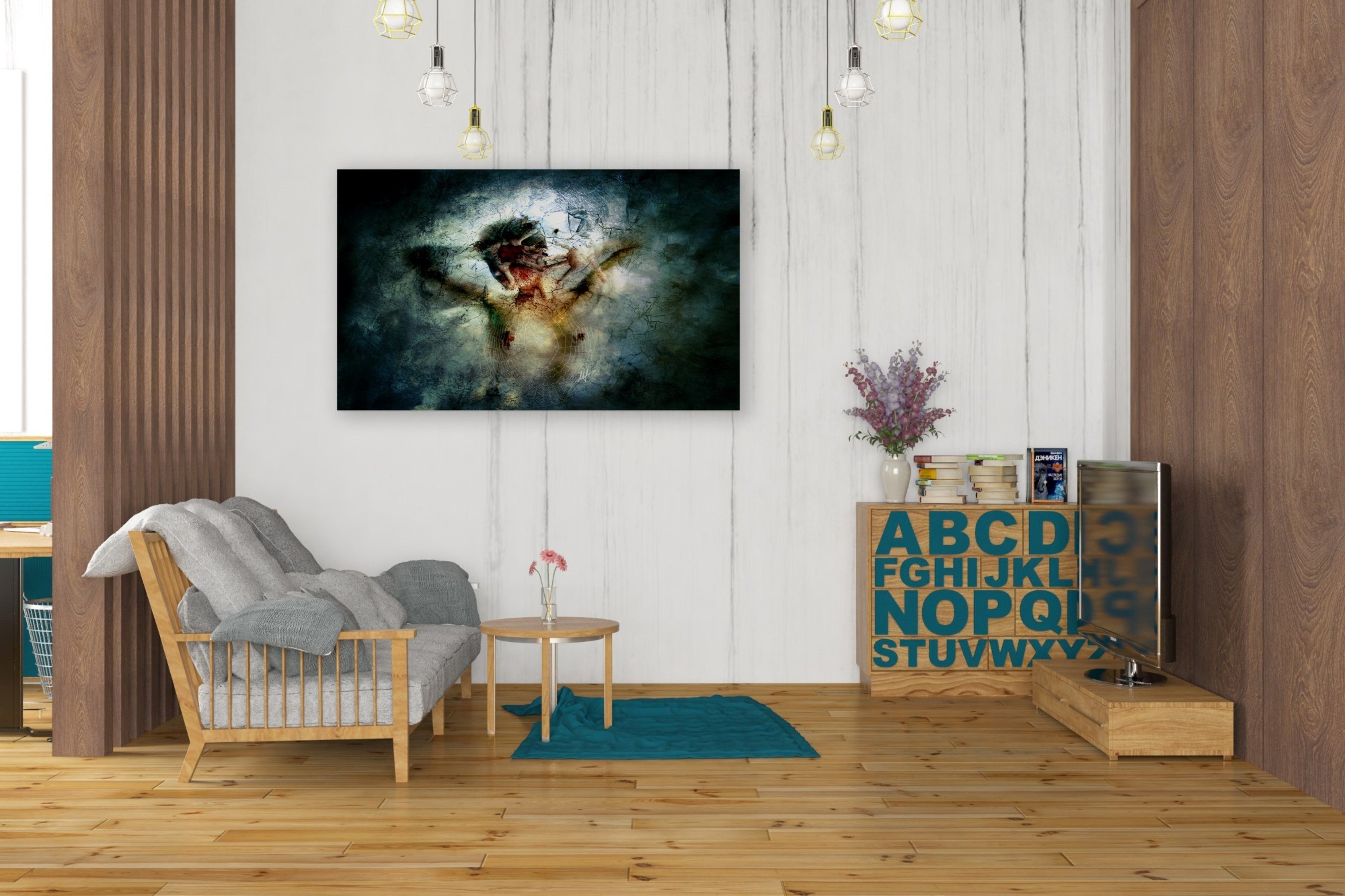 'I Break' by Mario Sanchez Nevado, Canvas Wall Art,26x40