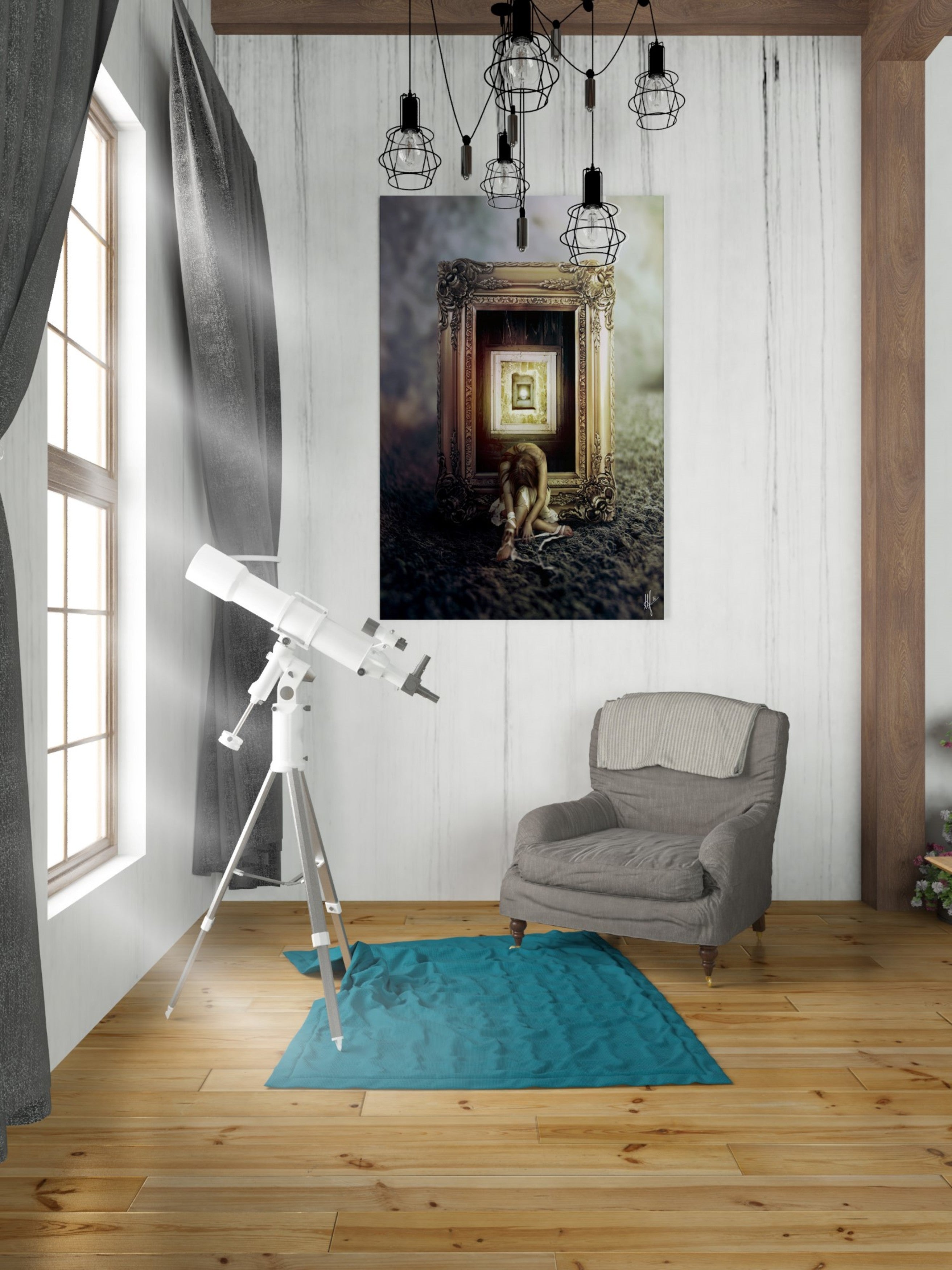 'Shrink' by Mario Sanchez Nevado, Canvas Wall Art,26x40