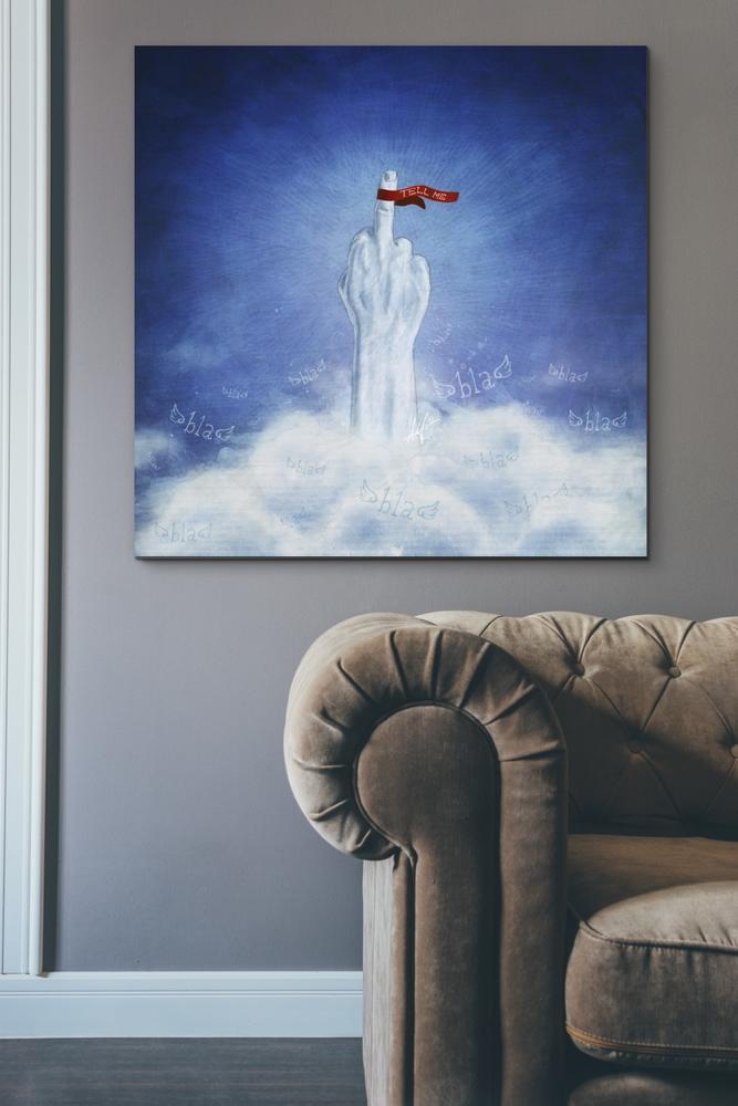 'Babel' by Mario Sanchez Nevado, Canvas Wall Art,37x37