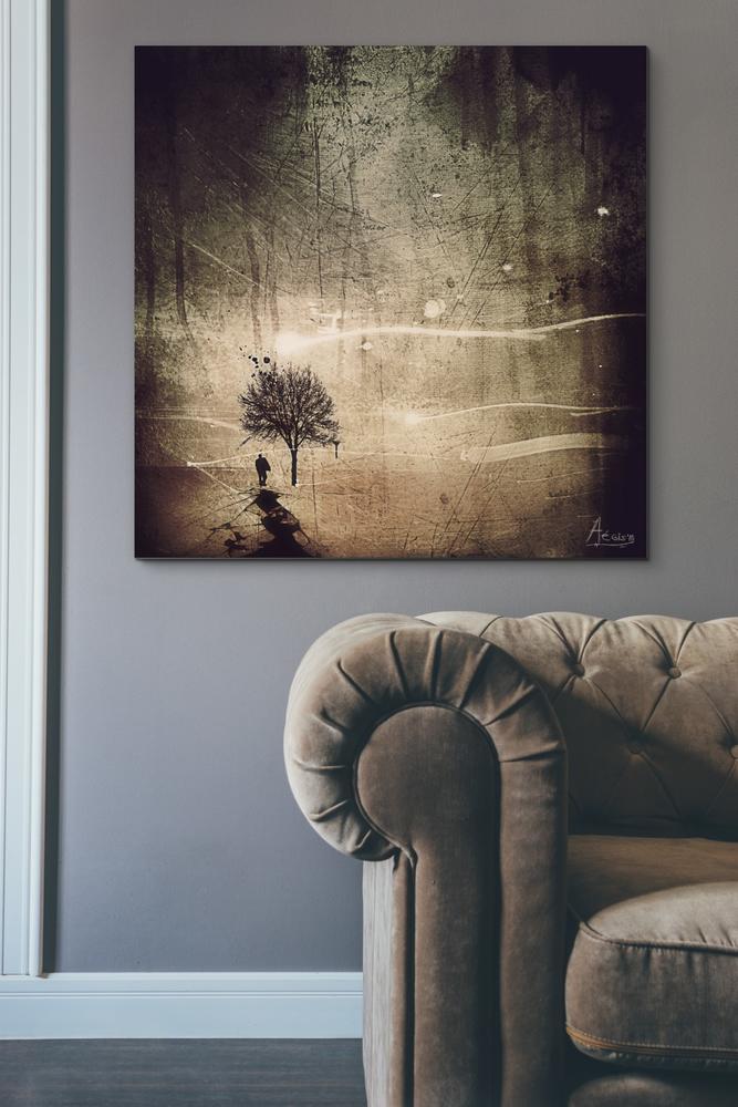 'A Fine Day To Exit' by Mario Sanchez Nevado, Canvas Wall Art,37x37