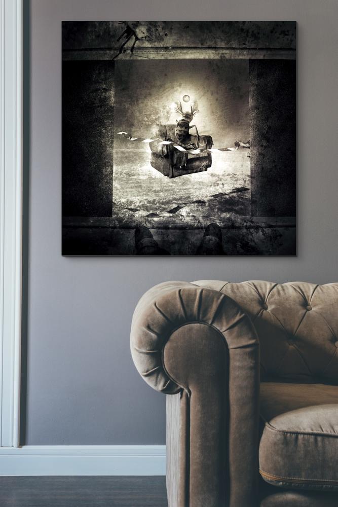 'The God That Failed' by Mario Sanchez Nevado, Canvas Wall Art,37x37