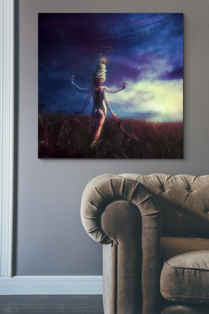 'Scarecrow' by Mario Sanchez Nevado, Canvas Wall Art,37x37