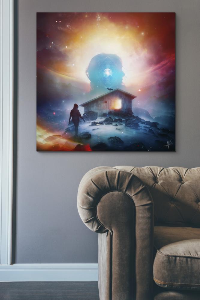 'Invisible II' by Mario Sanchez Nevado, Canvas Wall Art,37x37