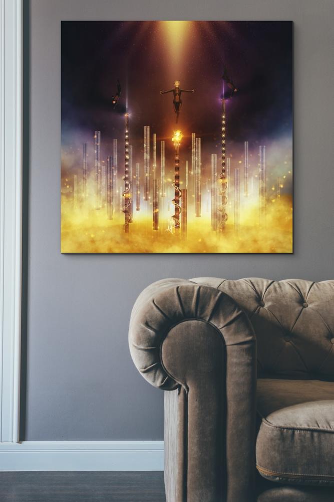 'Prometheus' by Mario Sanchez Nevado, Canvas Wall Art,37x37
