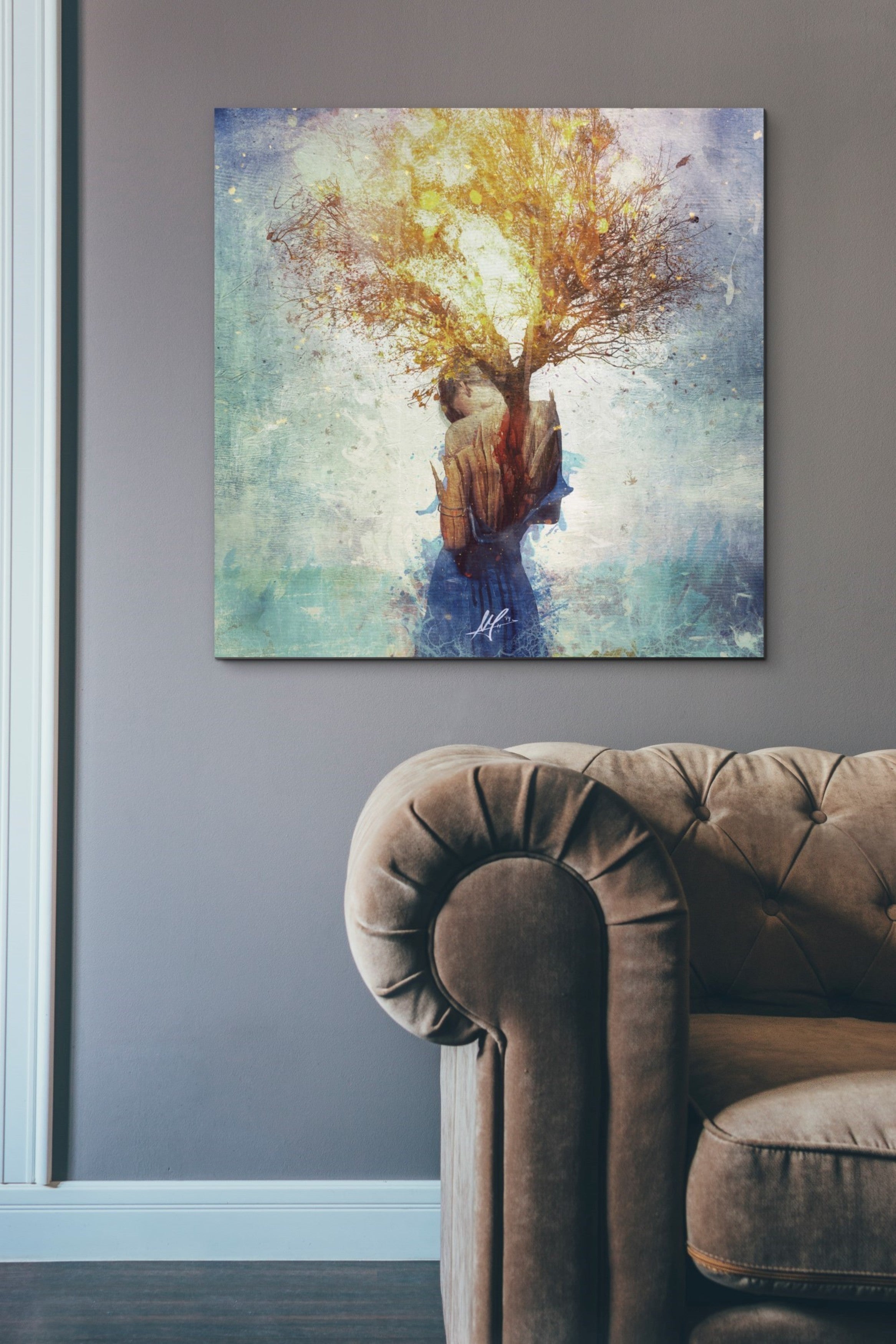 'Forgiveness' by Mario Sanchez Nevado, Canvas Wall Art,37x37