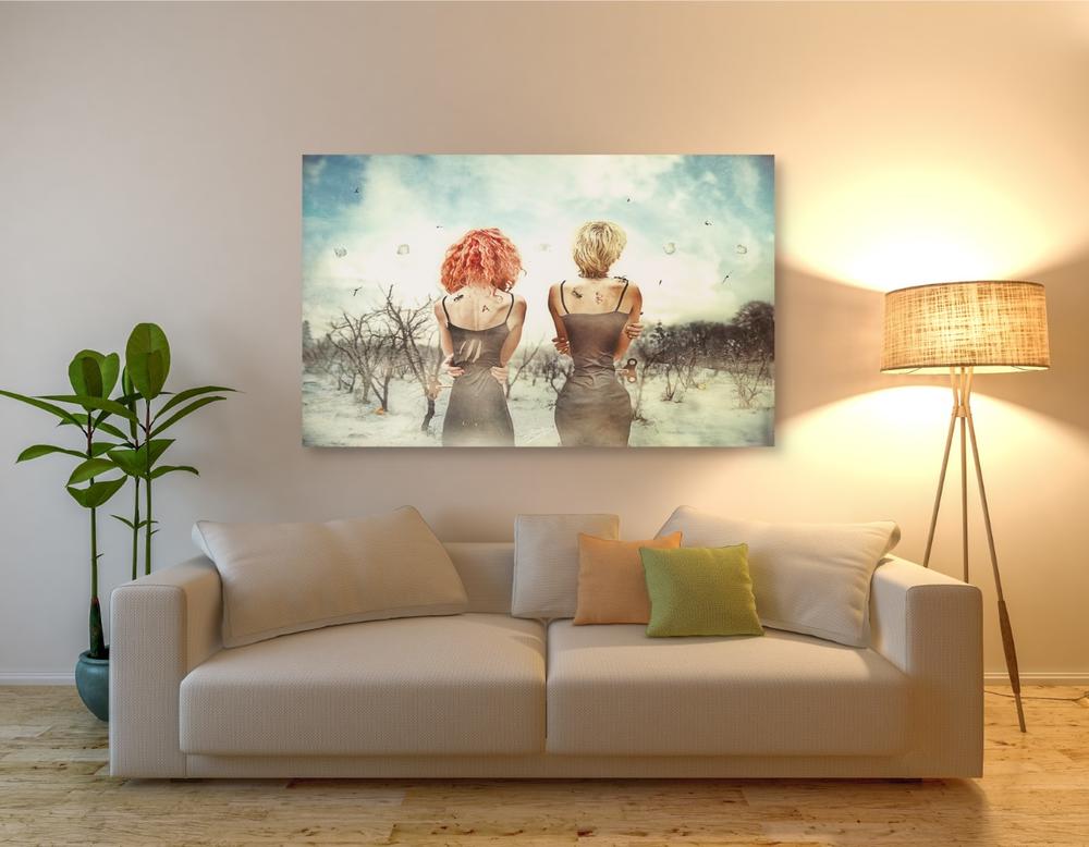 'Conversation' by Mario Sanchez Nevado, Canvas Wall Art,40x54