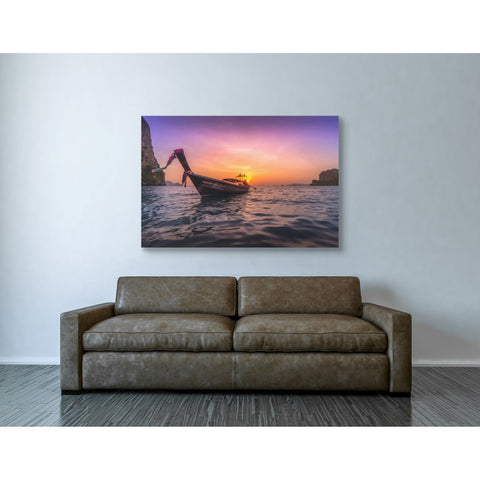 Image of 'Longtail Sunset' by Nicklas Gustafsson, Canvas Wall,40x60