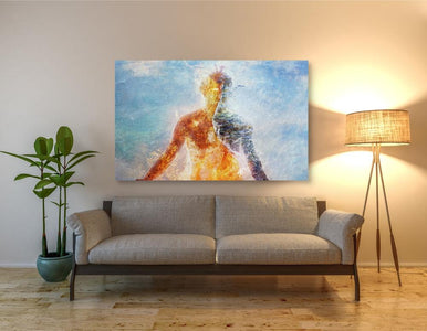 'Two Worlds' by Mario Sanchez Nevado, Canvas Wall Art,40x60