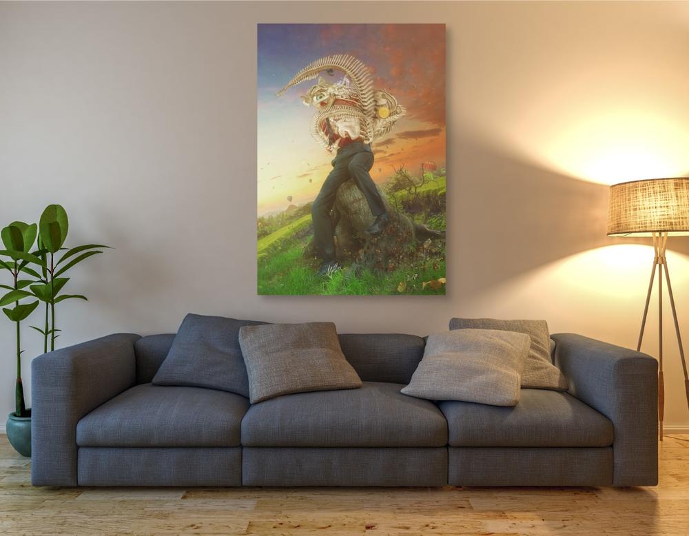 'Afraid of Monsters' by Mario Sanchez Nevado, Canvas Wall Art,40x60