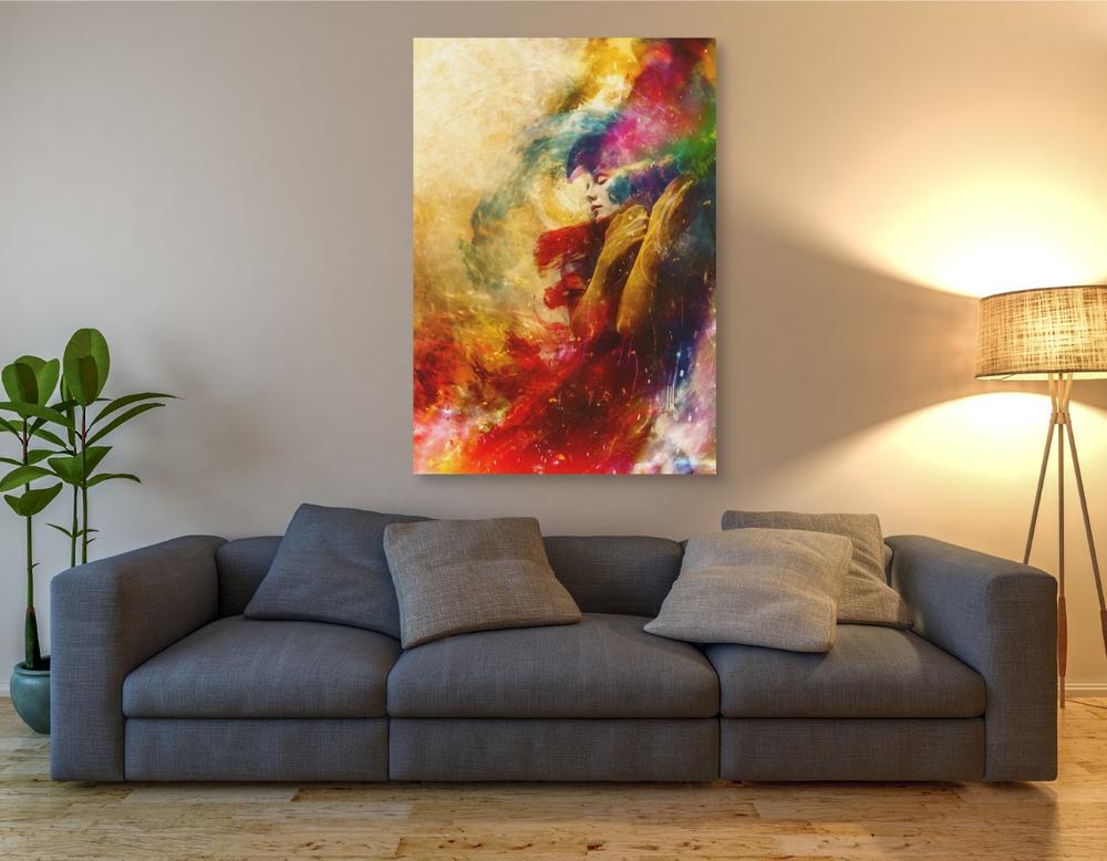 'Golden Gloom' by Mario Sanchez Nevado, Canvas Wall Art,40x60