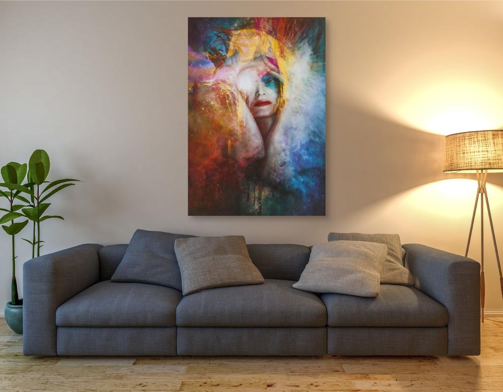 'The Radiant Nimbus of Crestfallen' by Mario Sanchez Nevado, Canvas Wall Art,40x60