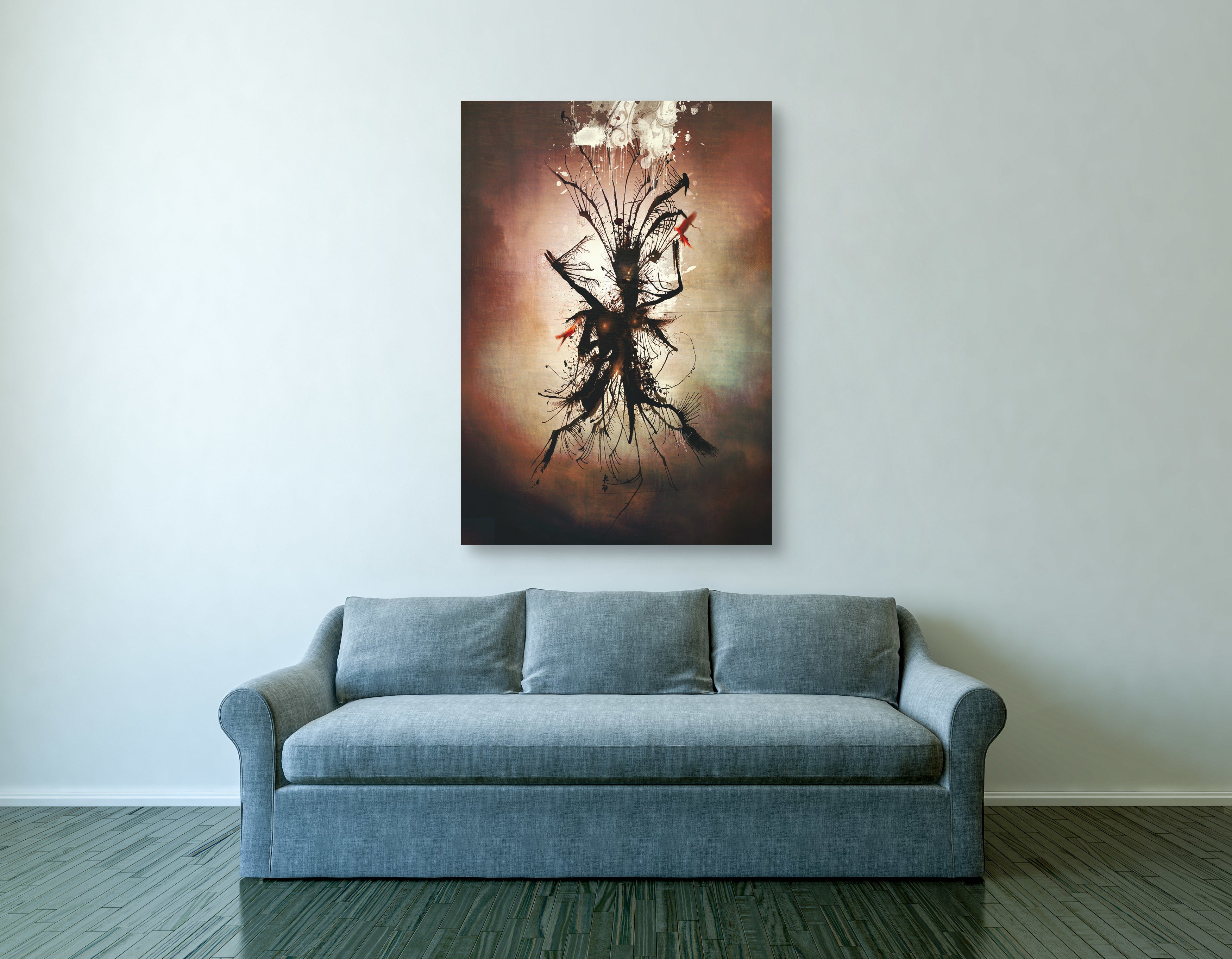 'A Sky About To Rain' by Mario Sanchez Nevado, Canvas Wall Art,40x60