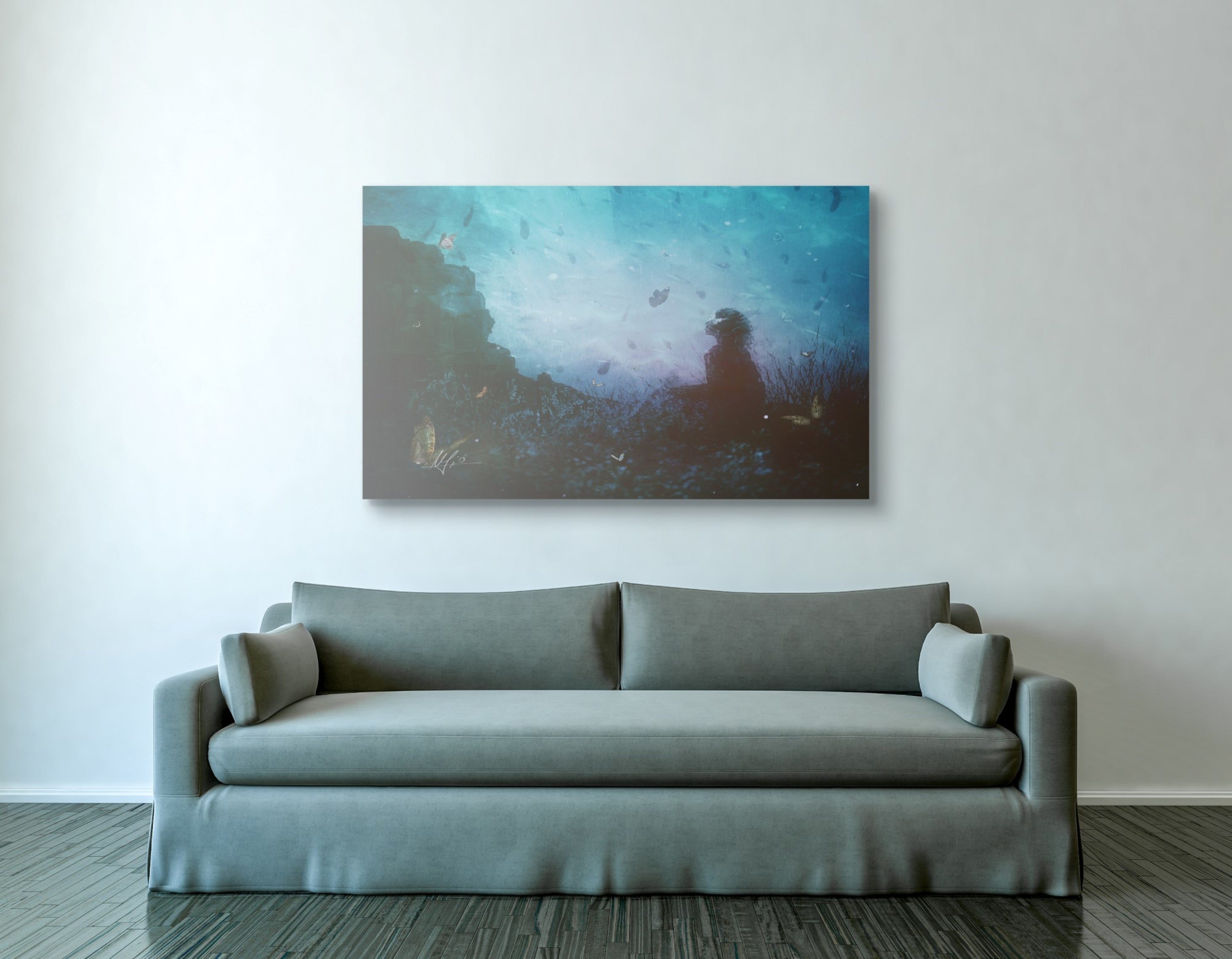 'Shattered Memories' by Mario Sanchez Nevado, Canvas Wall Art,40x60